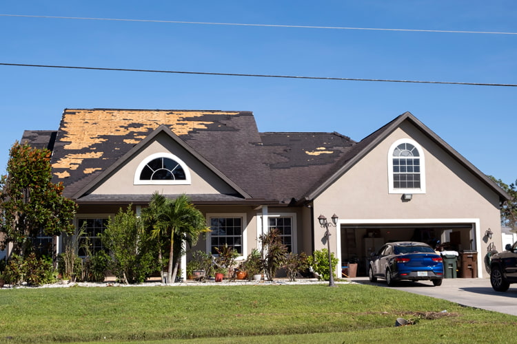 gray-house-dark-brown-roof